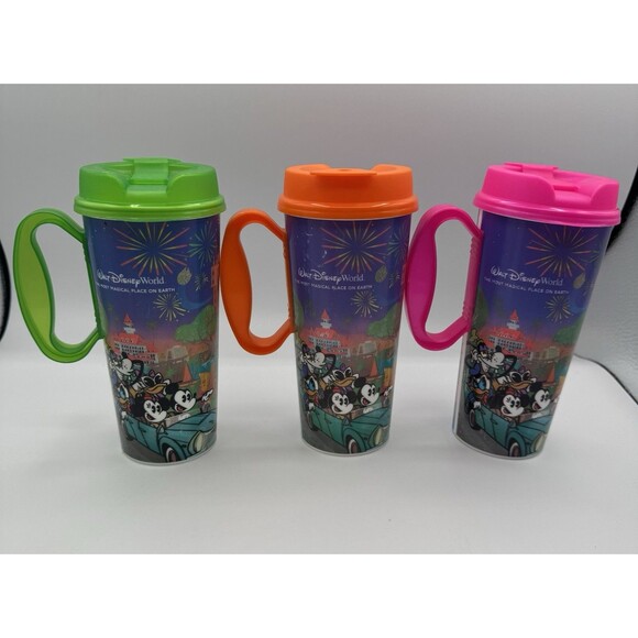 2024 Disney World Refillable Resort Mug Mickey & Friends 4 Parks EUC - Picture 9 of 9